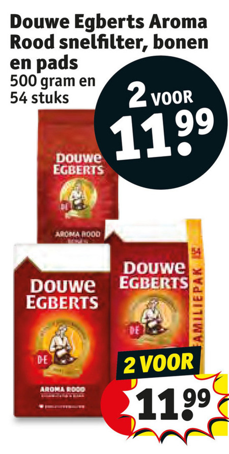 Douwe Egberts Koffie Koffiebonen Folder Aanbieding Bij Kruidvat Details