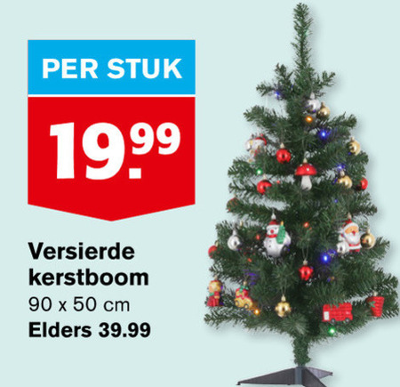 Kunstkerstboom Folder Aanbieding Bij Hoogvliet Details