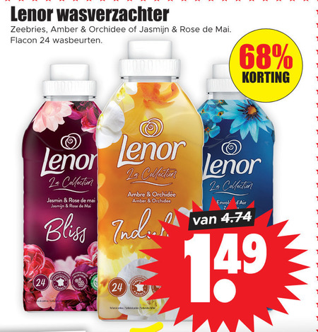 Lenor Wasverzachter Folder Aanbieding Bij Dirk Details