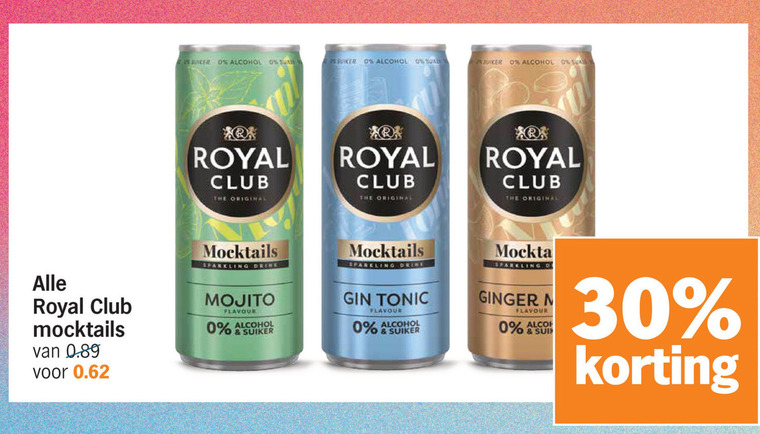 Royal Club Frisdrank Folder Aanbieding Bij Albert Heijn Details