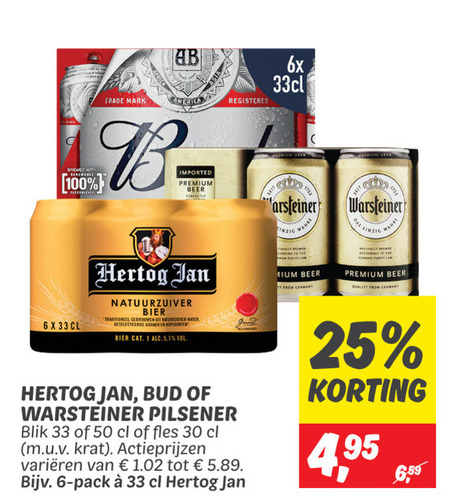 Bud Blikje Bier Folder Aanbieding Bij Dekamarkt Details