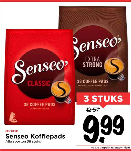 Douwe Egberts Senseo   koffiepad folder aanbieding bij  Vomar - details