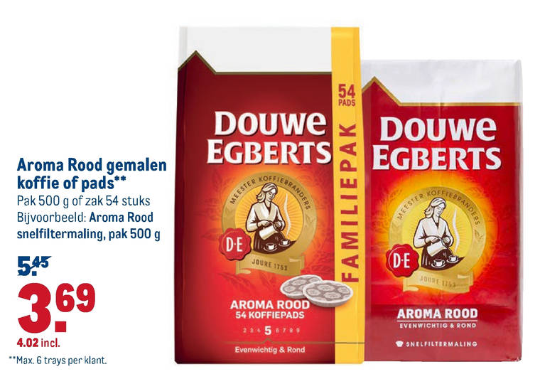 adopteren Oceaan atleet Douwe Egberts koffie, koffiepad folder aanbieding bij Makro - details