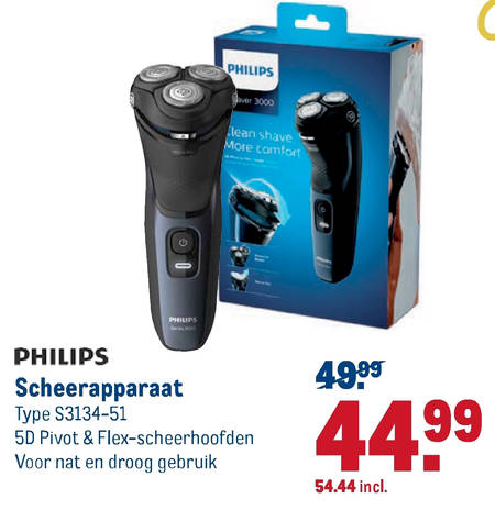 elektrisch scheerapparaat folder bij Makro details