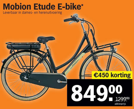 erven klein kathedraal elektrische fiets folder aanbieding bij Albert Heijn - details