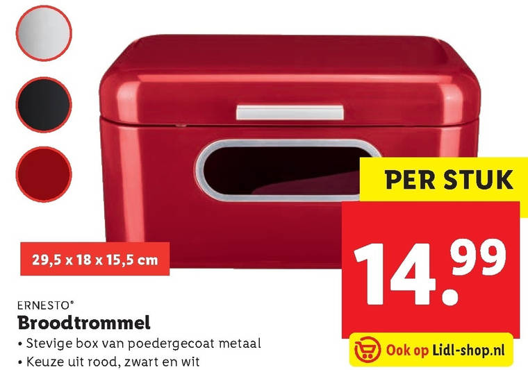 insluiten Poging Herkenning broodtrommel folder aanbieding bij Lidl - details