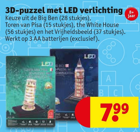 ziekenhuis vorm Onafhankelijk 3d-puzzel folder aanbieding bij Kruidvat - details