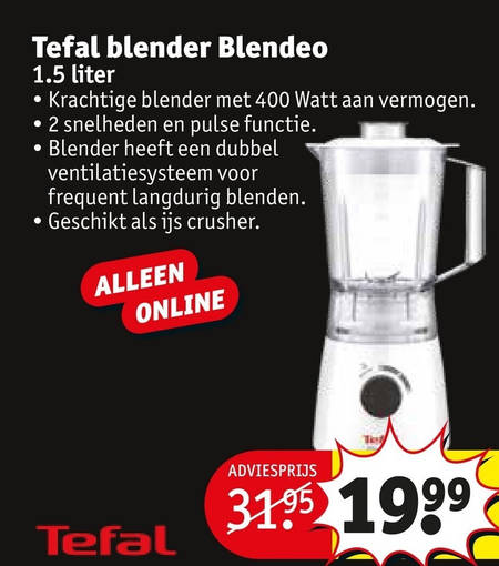 Sinis Magistraat Naleving van blender folder aanbieding bij Kruidvat - details