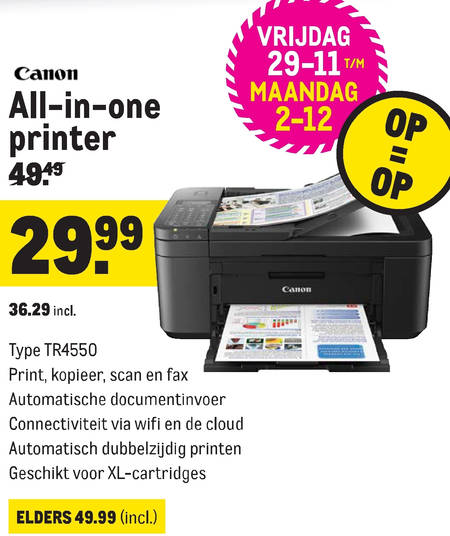 Architectuur Populair De slaapkamer schoonmaken all-in-one printer folder aanbieding bij Makro - details