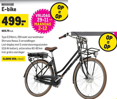 uitzending Indringing kogel elektrische fiets folder aanbieding bij Makro - details