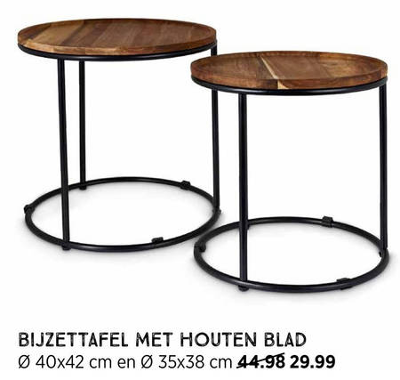 Baron Springplank Smederij bijzettafel folder aanbieding bij Xenos - details