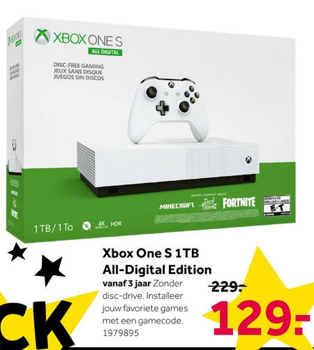 incident leeftijd Voetganger xbox one console folder aanbieding bij Intertoys - details