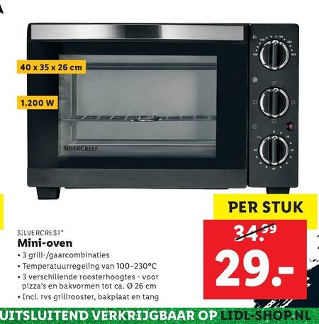 ongerustheid Verscheidenheid weggooien snackoven folder aanbieding bij Lidl - details