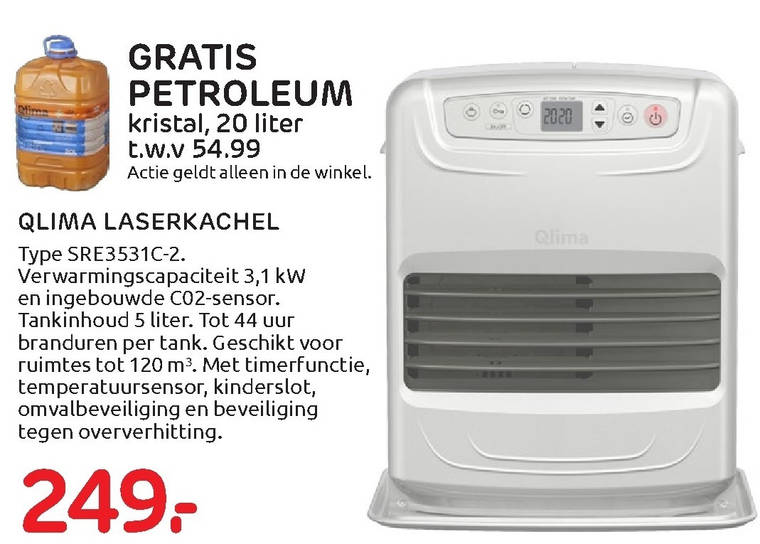 Oneindigheid buitenste Netelig petroleumkachel folder aanbieding bij Praxis - details