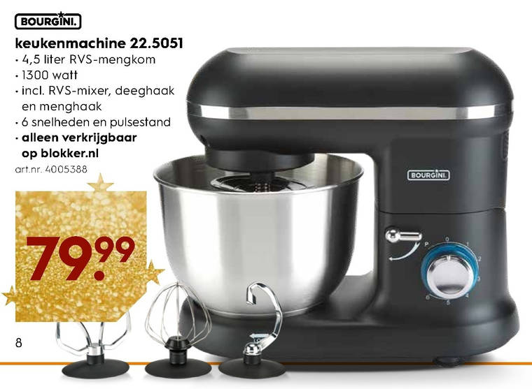 keukenmachine folder aanbieding bij - details