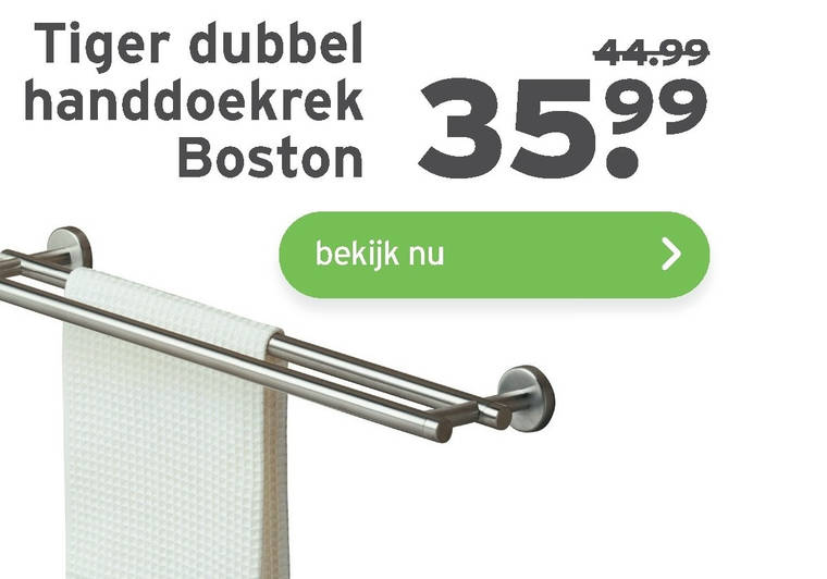 kapitalisme Uittrekken Grijpen handdoekrek folder aanbieding bij Gamma - details