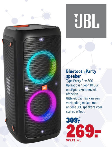 portable speakerset folder aanbieding Makro - details