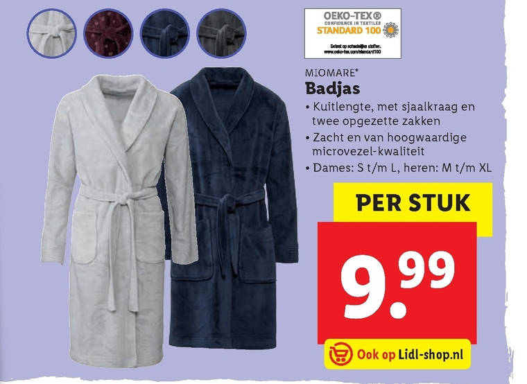 Koningin Zending soep badjas folder aanbieding bij Lidl - details