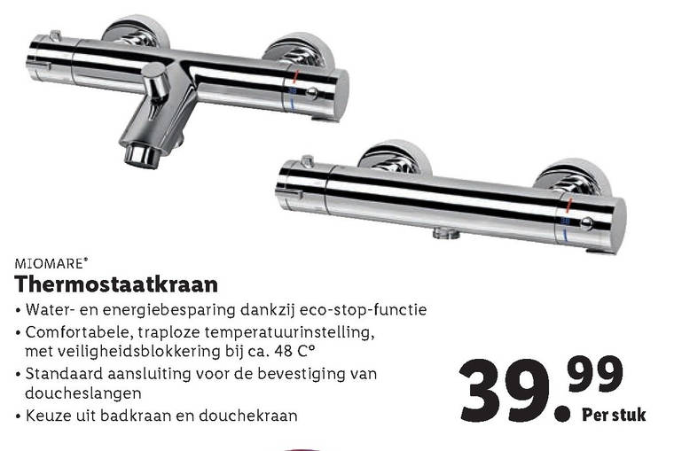 Lach dilemma Dwaal thermostaatkraan folder aanbieding bij Lidl - details