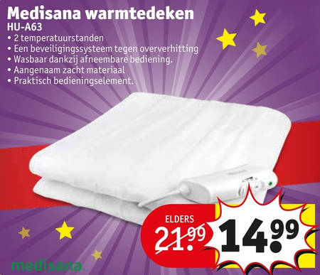 ze Puno militie elektrische deken folder aanbieding bij Kruidvat - details