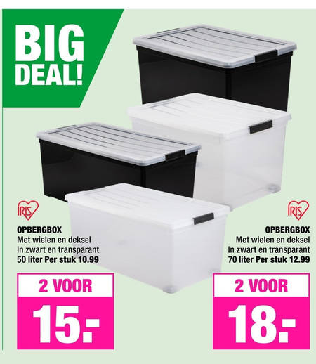 opbergdoos folder aanbieding bij Bazar - details