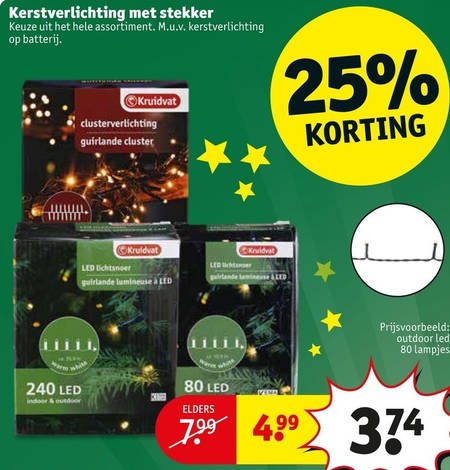 voedsel Chromatisch brandwonden kerstboomverlichting folder aanbieding bij Kruidvat - details