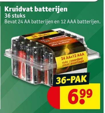 park maandag vreugde batterij folder aanbieding bij Kruidvat - details