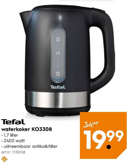 Tefal waterkoker aanbieding bij details