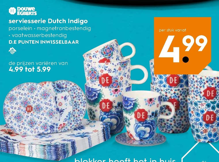 weigeren Vijfde Zielig kop en schotel, mok folder aanbieding bij Blokker - details