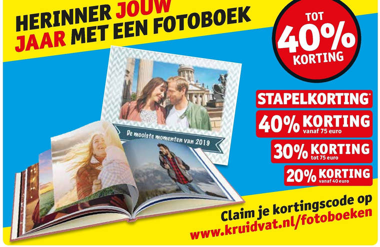 Hardheid Dalset Snor fotoboek folder aanbieding bij Kruidvat - details