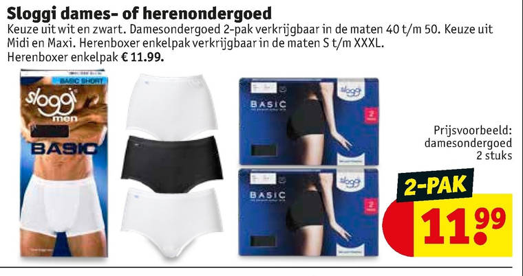 Philadelphia Bakken defect Sloggi heren boxershort, herenslip folder aanbieding bij Kruidvat - details