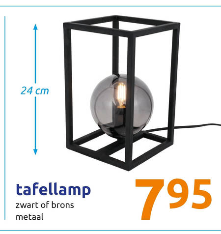 lont Scheermes Voor u tafellamp folder aanbieding bij Action - details