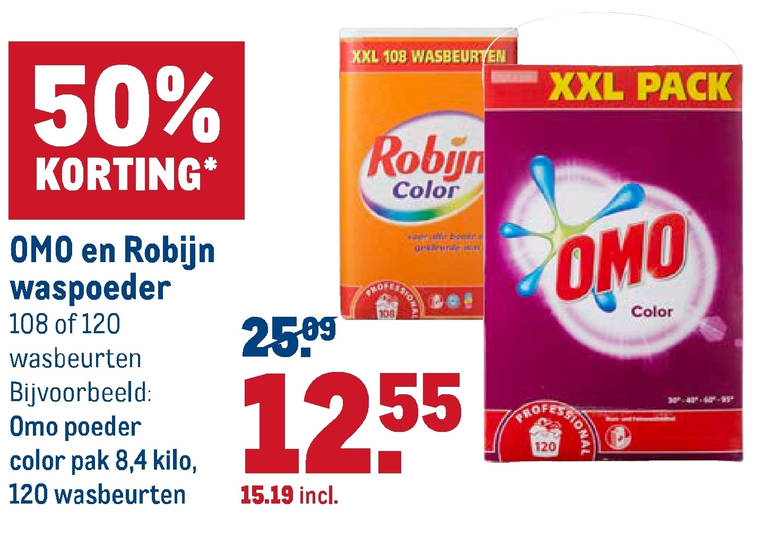 Omo   wasmiddel folder aanbieding bij  Makro - details