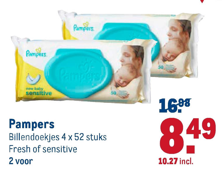 Op maat Vernietigen Zich verzetten tegen Pampers billendoekjes folder aanbieding bij Makro - details