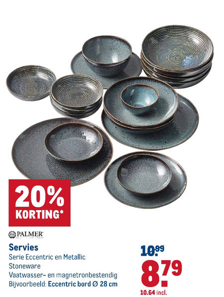 wapen Vast en zeker incident servies folder aanbieding bij Makro - details