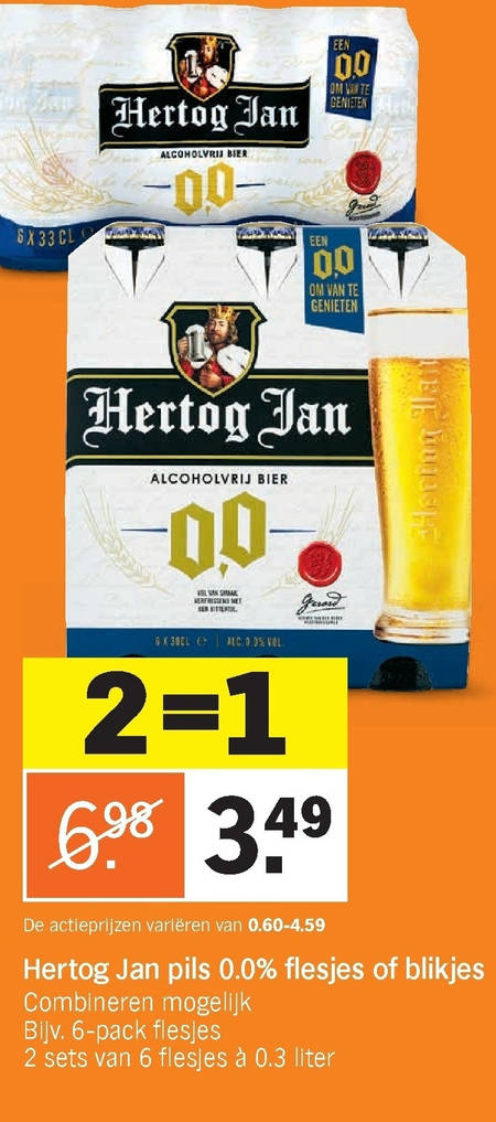 Hertog Jan Alcoholvrij Bier Folder Aanbieding Bij Albert Heijn Details