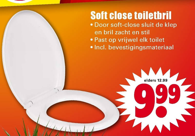 schors Uitstekend Moment toiletzitting folder aanbieding bij Dirk - details