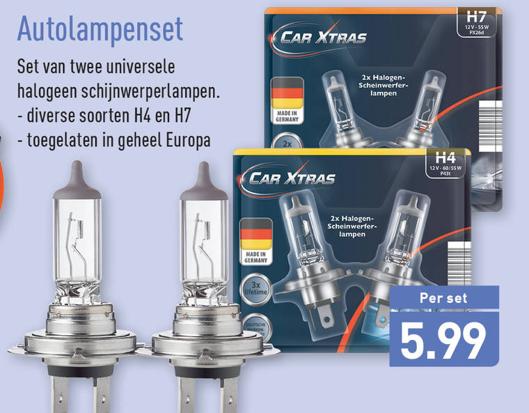 autolamp folder aanbieding bij Aldi - details