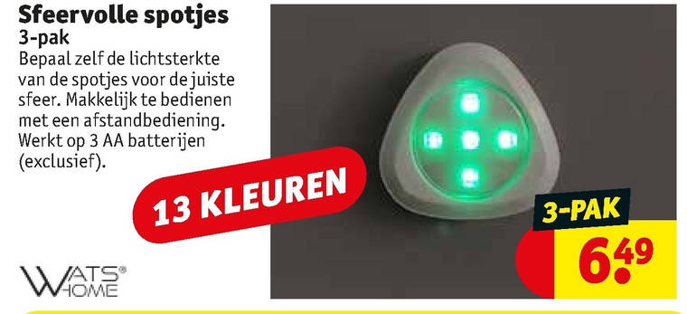 kastlamp folder aanbieding bij Kruidvat details