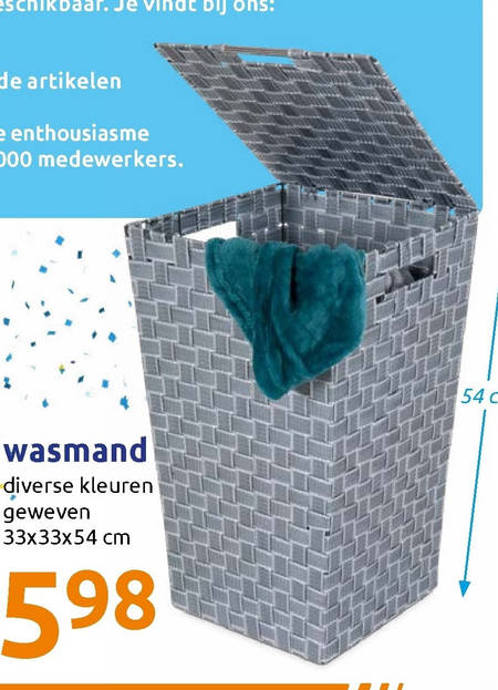 Gezichtsvermogen Smederij Schande wasmand folder aanbieding bij Action - details