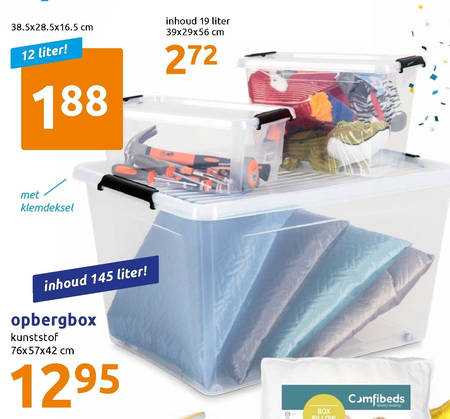 Verhogen politicus Amfibisch opbergdoos folder aanbieding bij Action - details