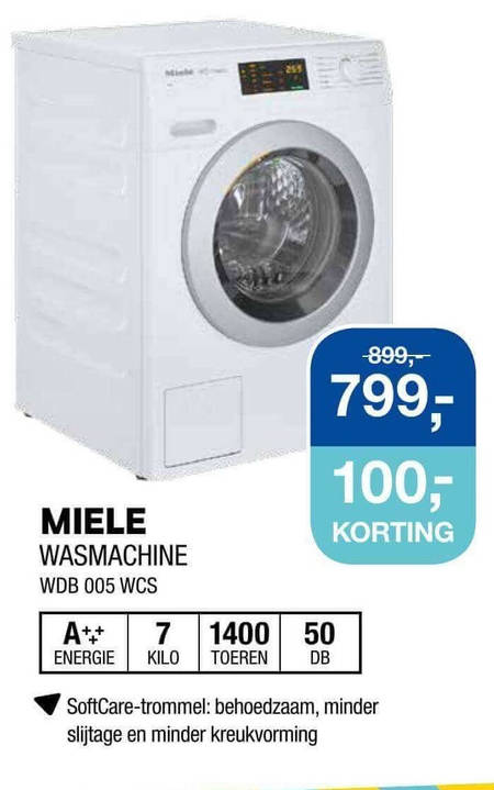 bezoek Christendom Openlijk Miele wasmachine folder aanbieding bij Electroworld - details