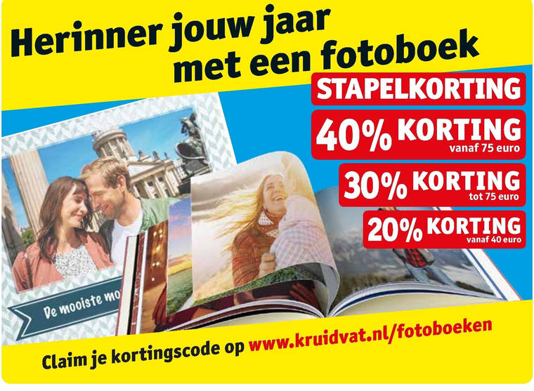 Hardheid Dalset Snor fotoboek folder aanbieding bij Kruidvat - details