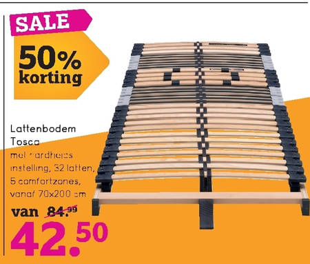 lattenbodem aanbieding bij Leenbakker - details