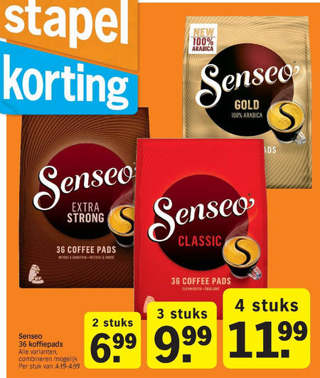 picknick shuttle Sluiting Douwe Egberts Senseo koffiepad folder aanbieding bij Albert Heijn - details