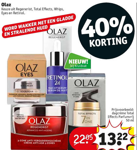 Olaz dagcreme folder bij Kruidvat - details