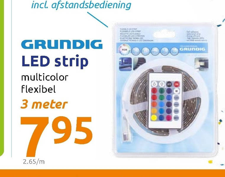 fundament actrice Honderd jaar led strip folder aanbieding bij Action - details