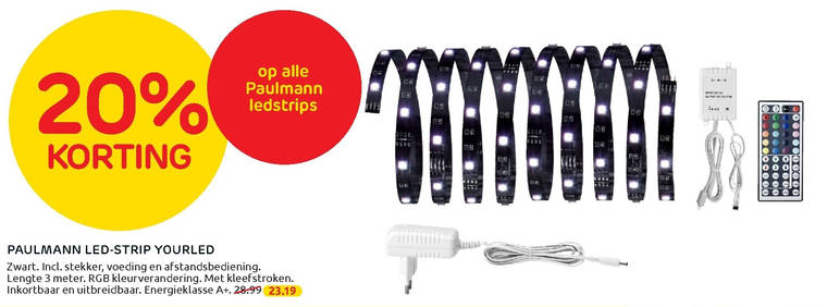 Kerkbank radioactiviteit humor led strip folder aanbieding bij Praxis - details