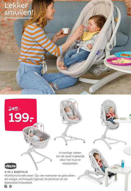 handicap rit monteren wipstoel, wieg folder aanbieding bij Prenatal - details