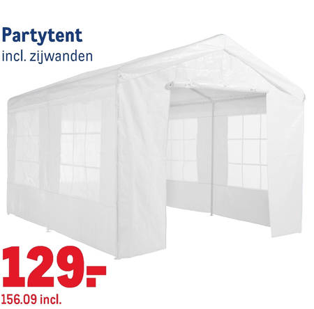 kapok stroomkring neus partytent folder aanbieding bij Makro - details